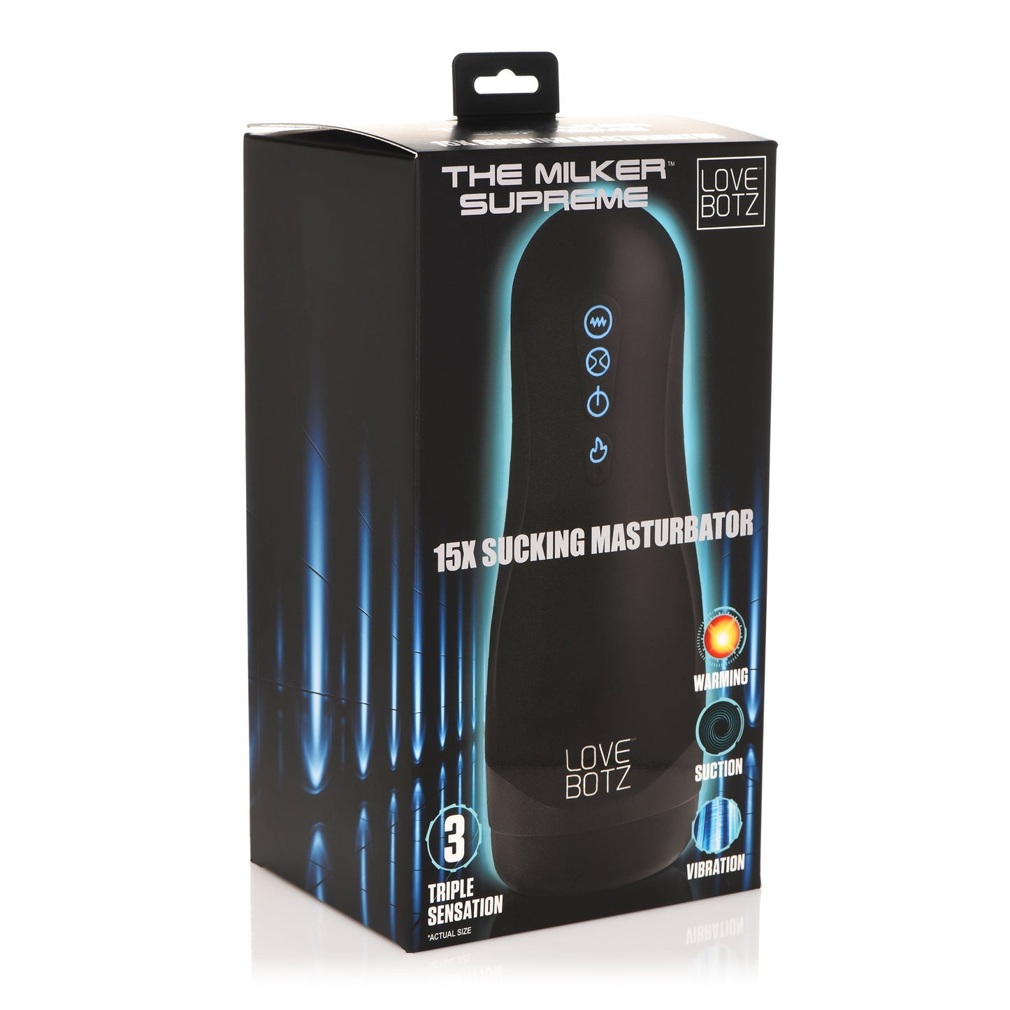 XR Brands The Milker Supreme 15X Love Botz Zuigende Masturbator - Erovibes.nl