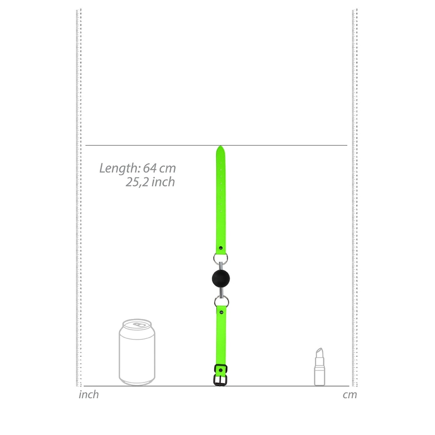 Ouch! Glow in the Dark Stevige Ball Gag