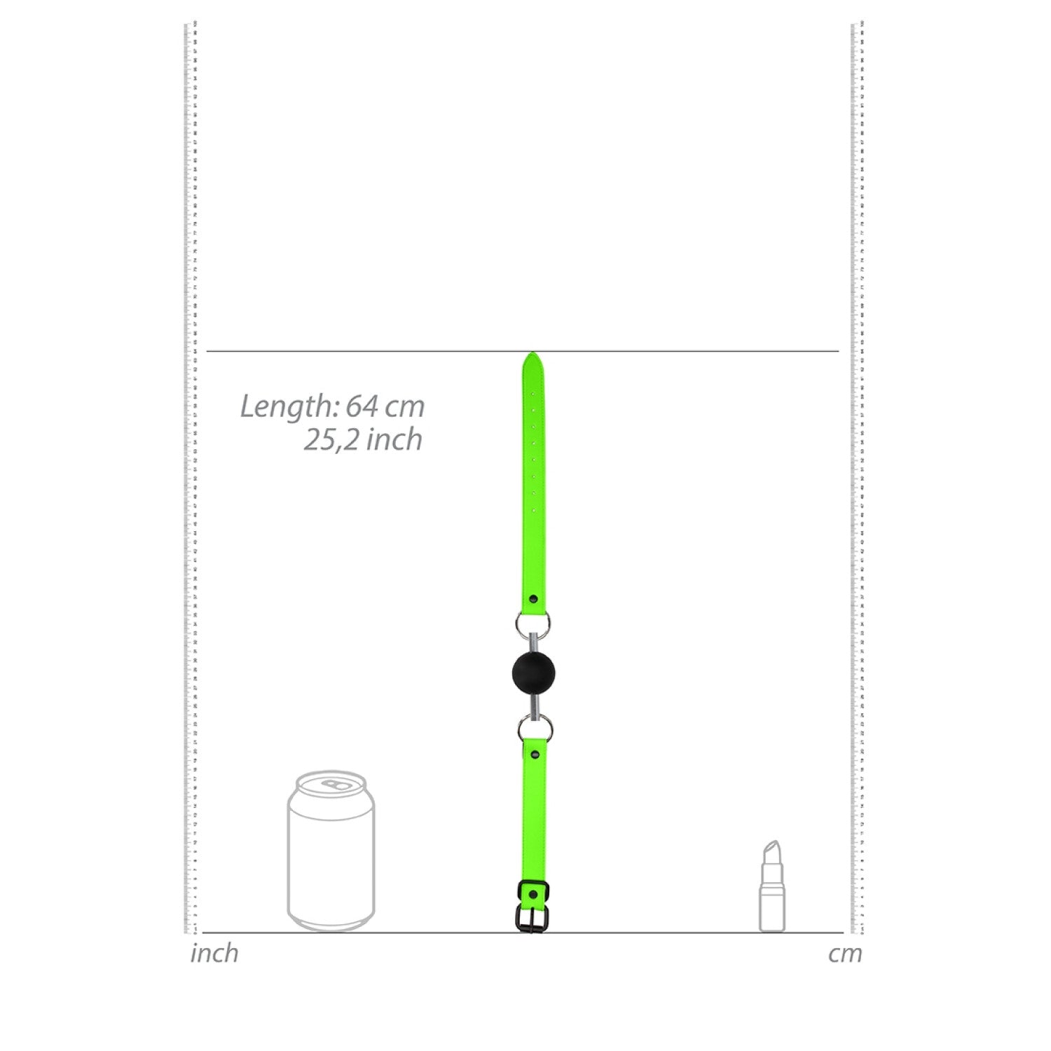 Ouch! Glow in the Dark Stevige Ball Gag