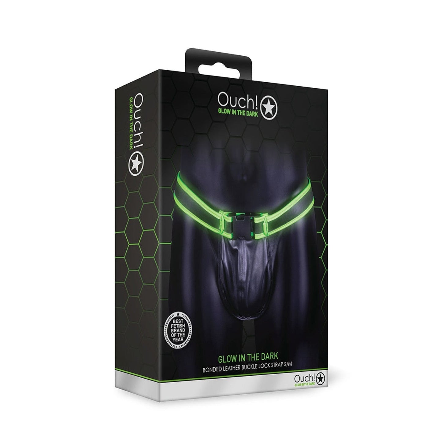 Ouch! Glow in the Dark Jockstrap met Gesp #1