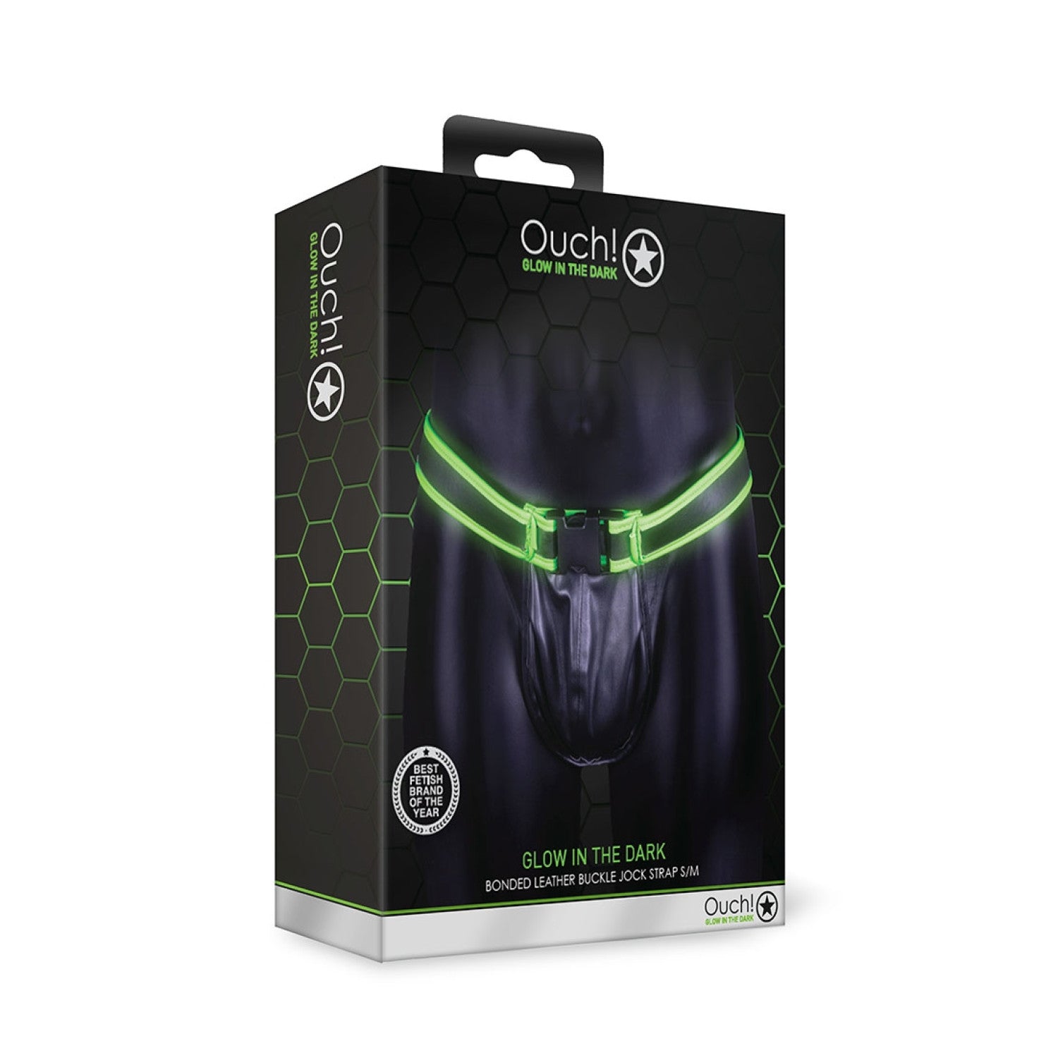 Ouch! Glow in the Dark Jockstrap met Gesp #1