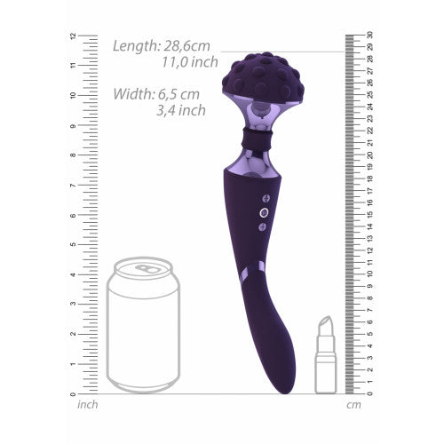 Vive Shiatsu Buigbare Wand Massager 27 Cm
