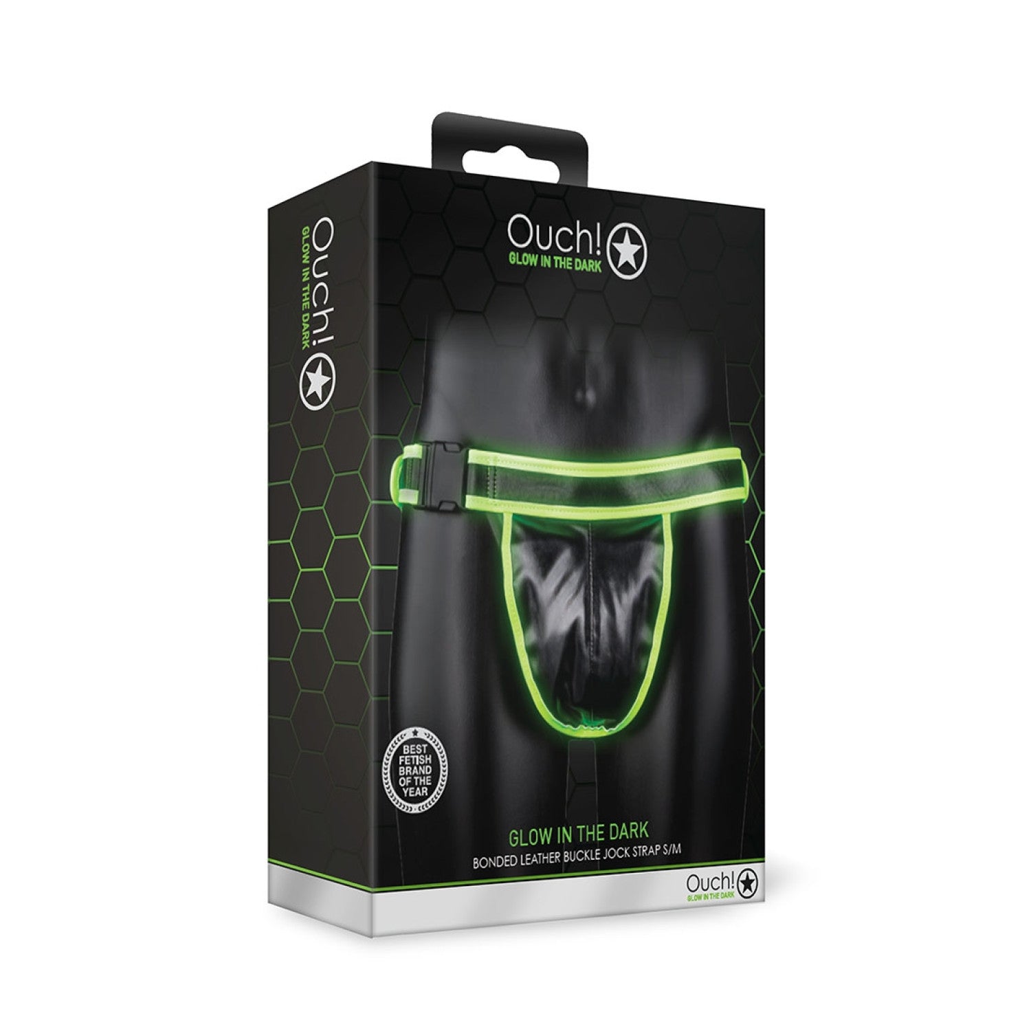 Ouch! Glow in the Dark Jockstrap met Gesp #2