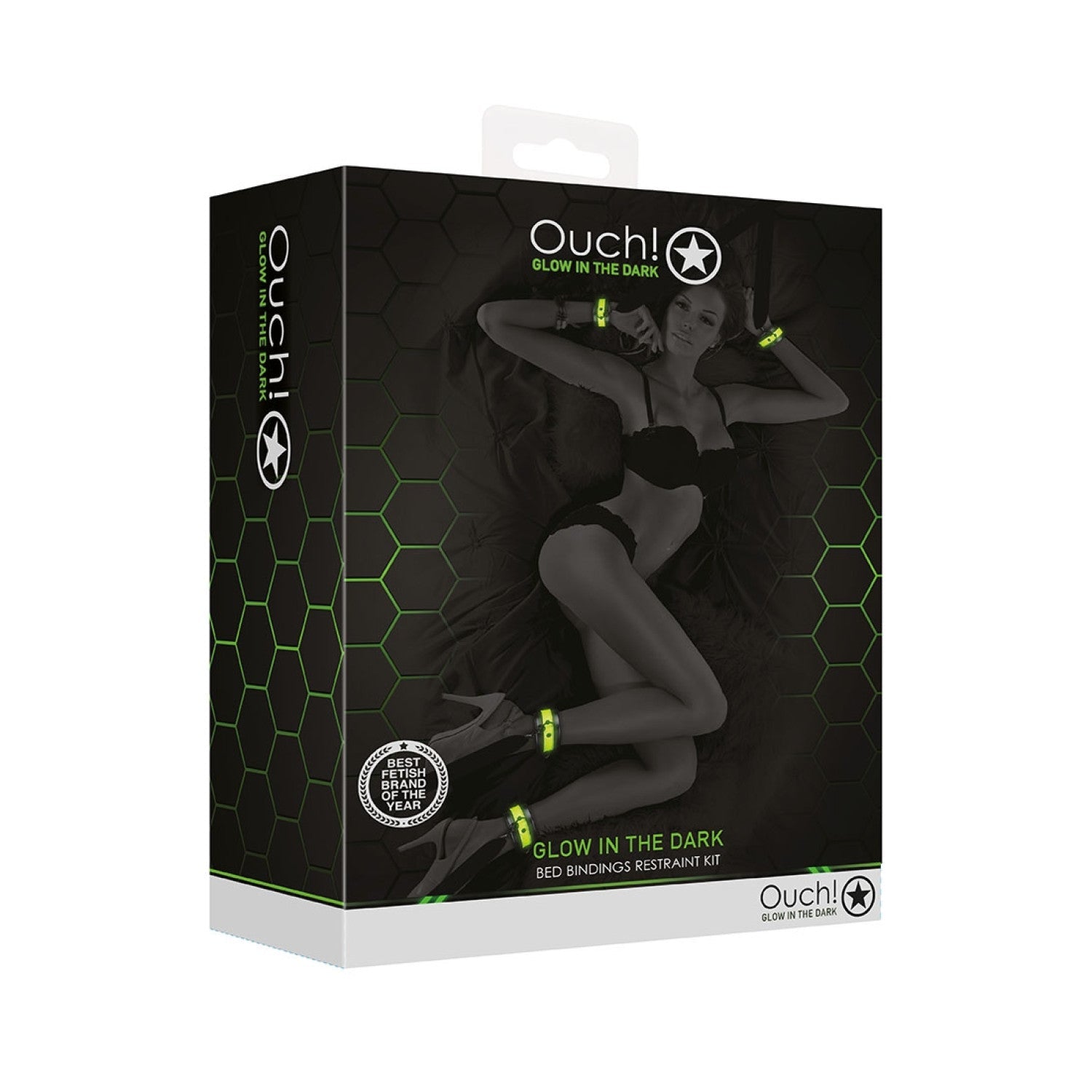 Ouch! Glow in the Dark Bevestigingsset voor Bedboeien