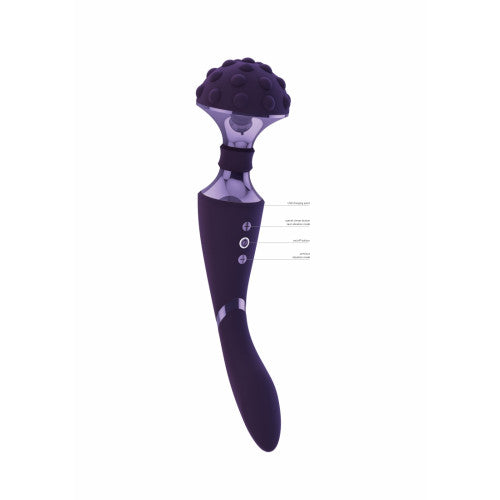 Vive Shiatsu Buigbare Wand Massager 27 Cm