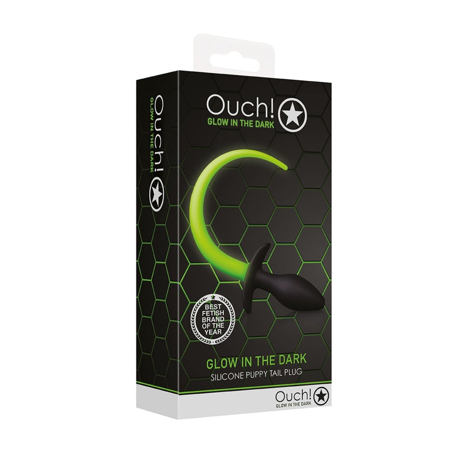 Ouch! Glow in the Dark Puppy Staart Plug