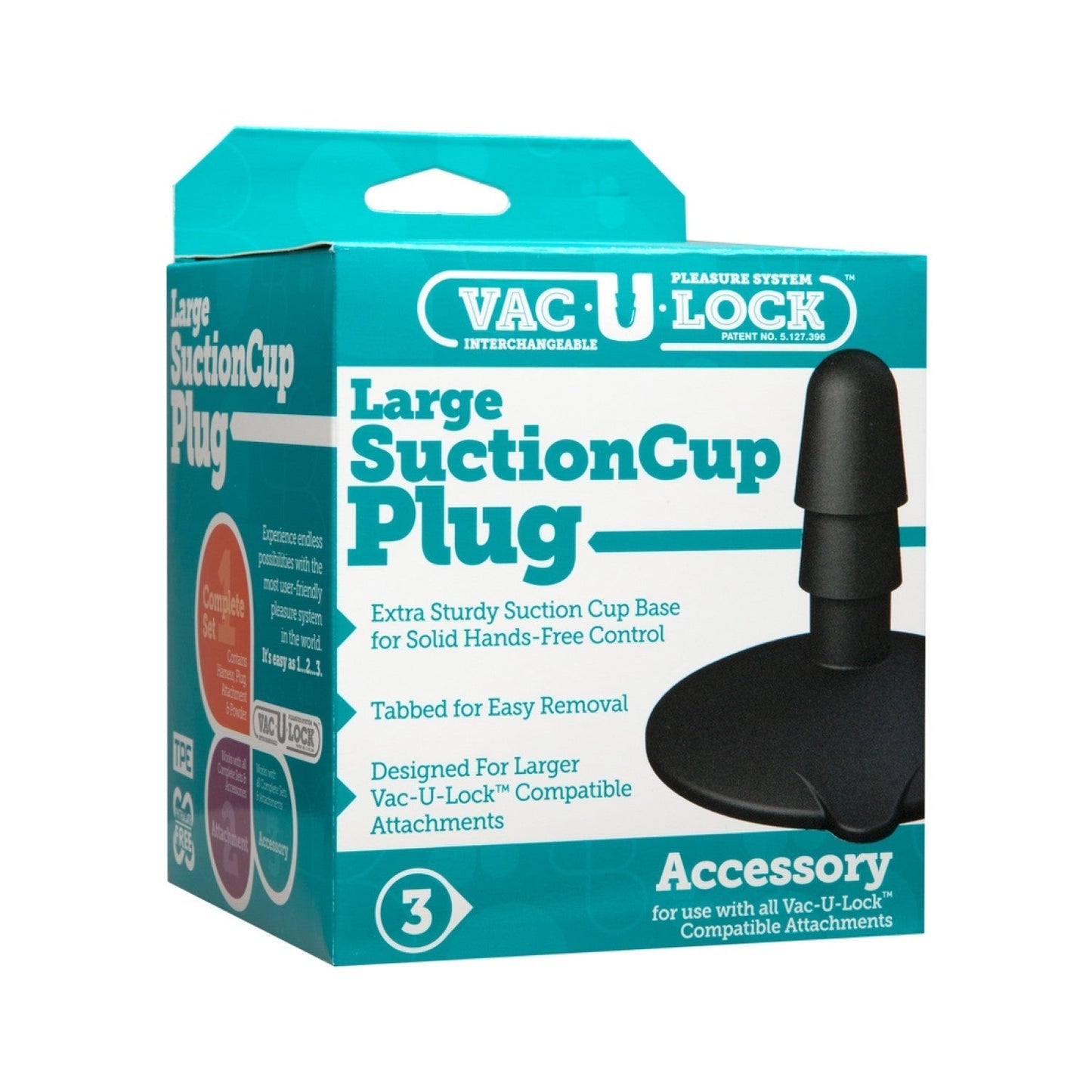 Doc Johnson Grote Zuignapplug