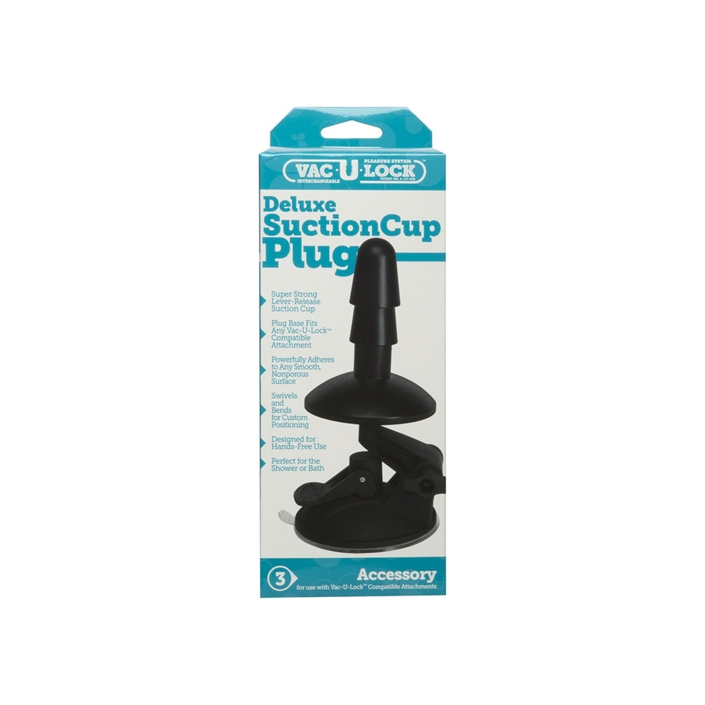 Doc Johnson Deluxe Zuignap Plug Accessoire