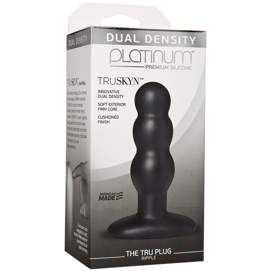 The Tru Plug Ribbed Butt Plug 2