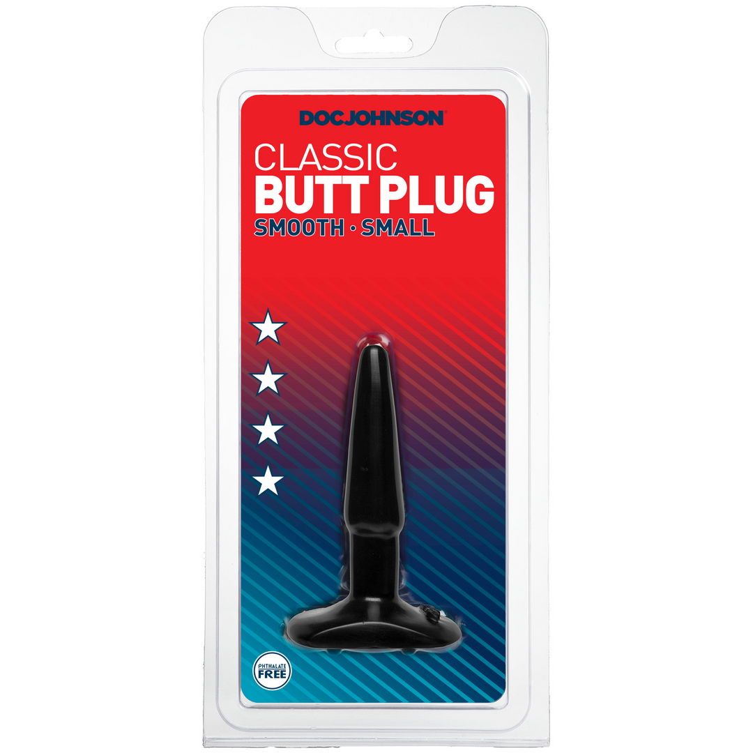 Classic Butt Plug Small Black