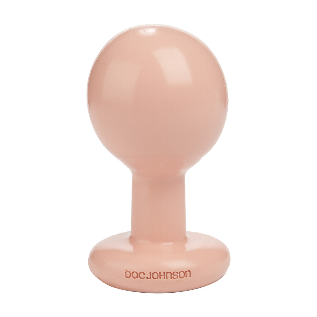 The Classic Round Butt Plug Medium Cream