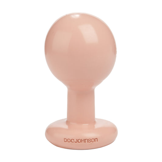 The Classic Round Butt Plug Medium Cream