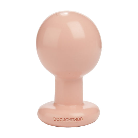 The Classic Round Butt Plug Large Cream