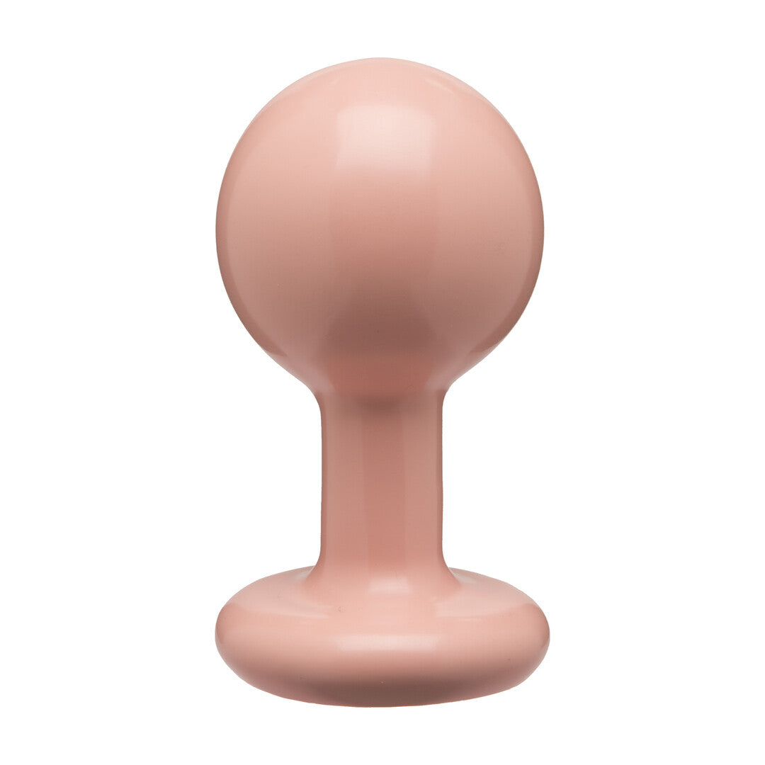 The Classic Round Butt Plug 3 Piece Set Cream