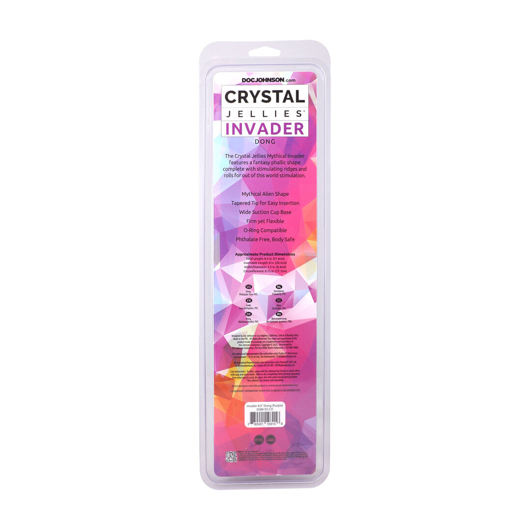 Invader Fantasy Dildo 8.5 / 21,6 Cm Purple