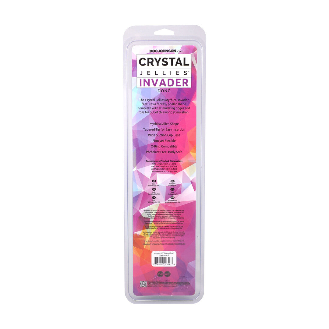 Invader Fantasy Dildo 8.5 / 21,6 Cm Teal