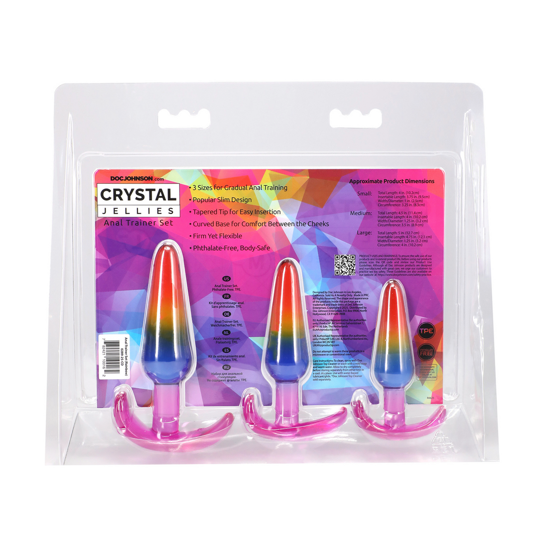 Anal Trainer Set S/m/l Rainbow