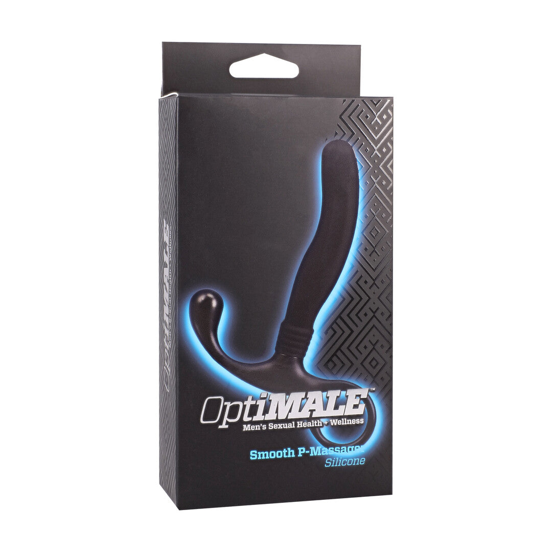 Smooth Silicone Prostate Massager Black