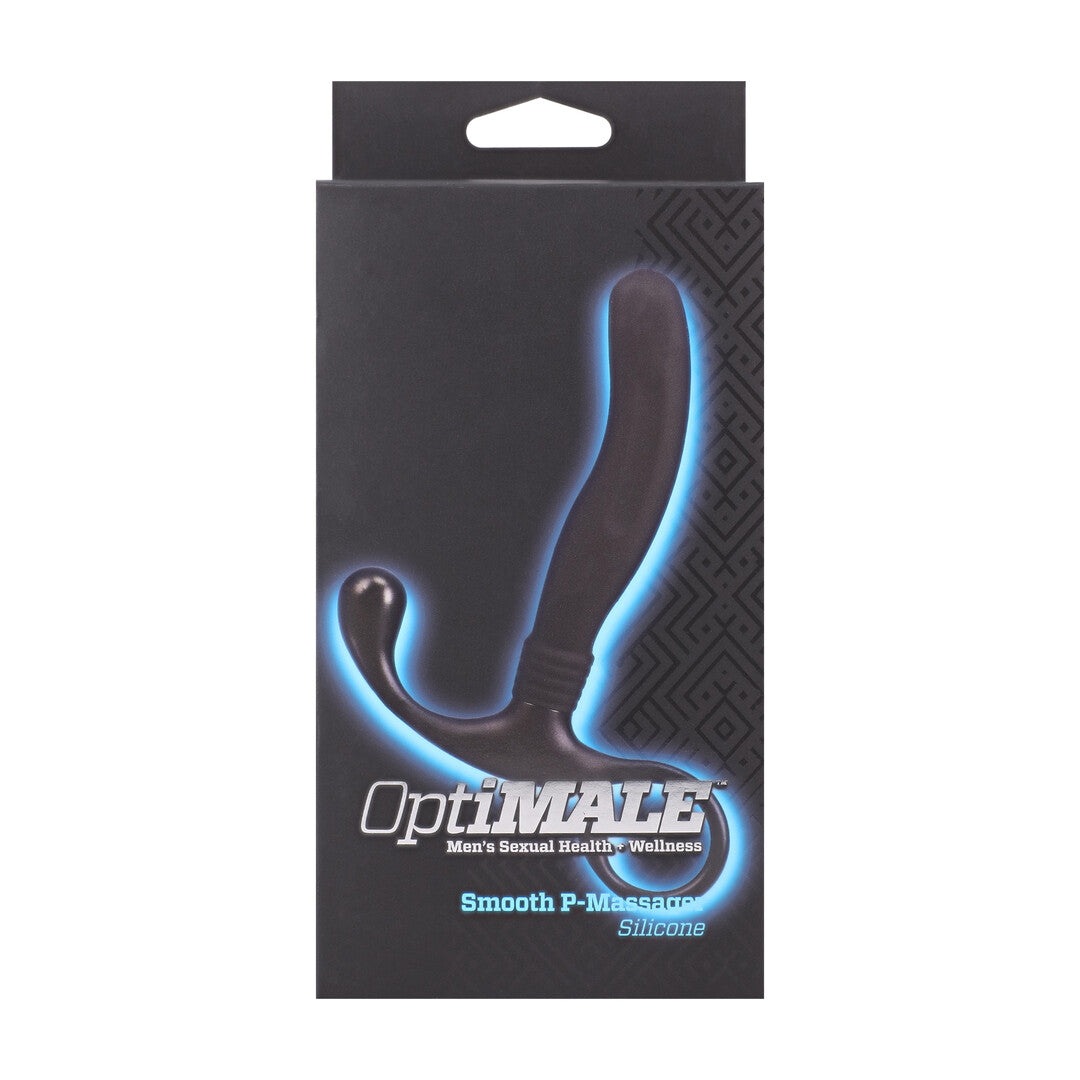 Smooth Silicone Prostate Massager Black
