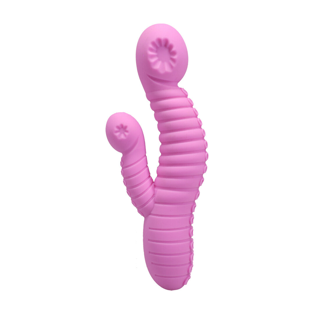 Into The C Seapuss Warming Rippled Rabbit Vibrator Purple