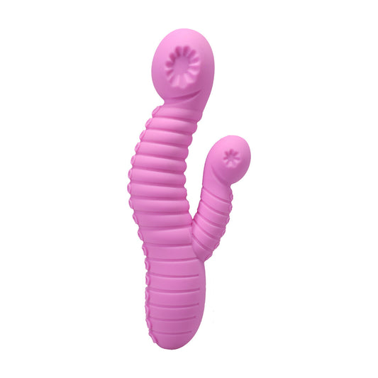 Into The C Seapuss Warming Rippled Rabbit Vibrator Purple