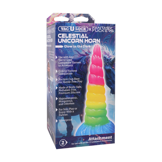 Fantasy Fuckers Celestial Unicorn Horn Glow In The Dark Multicolor