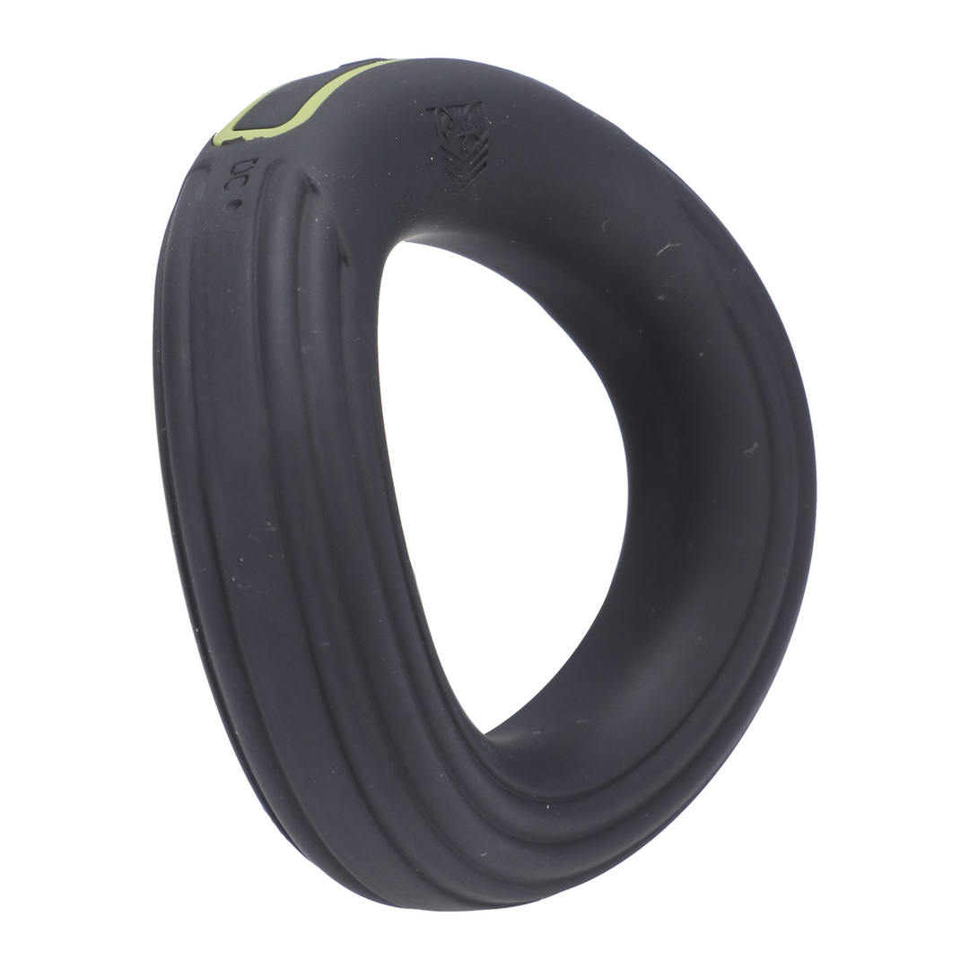 Rev Cock Throbber Vibrating Cockring Large Black