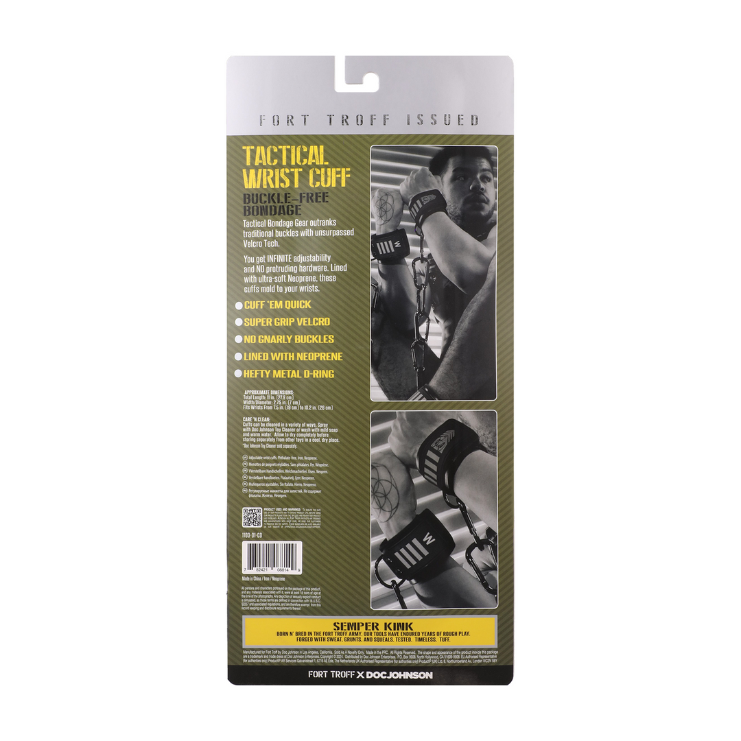 Tactical Wrist Cuffs Black/green