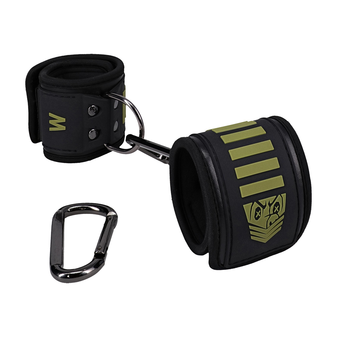 Tactical Wrist Cuffs Black/green