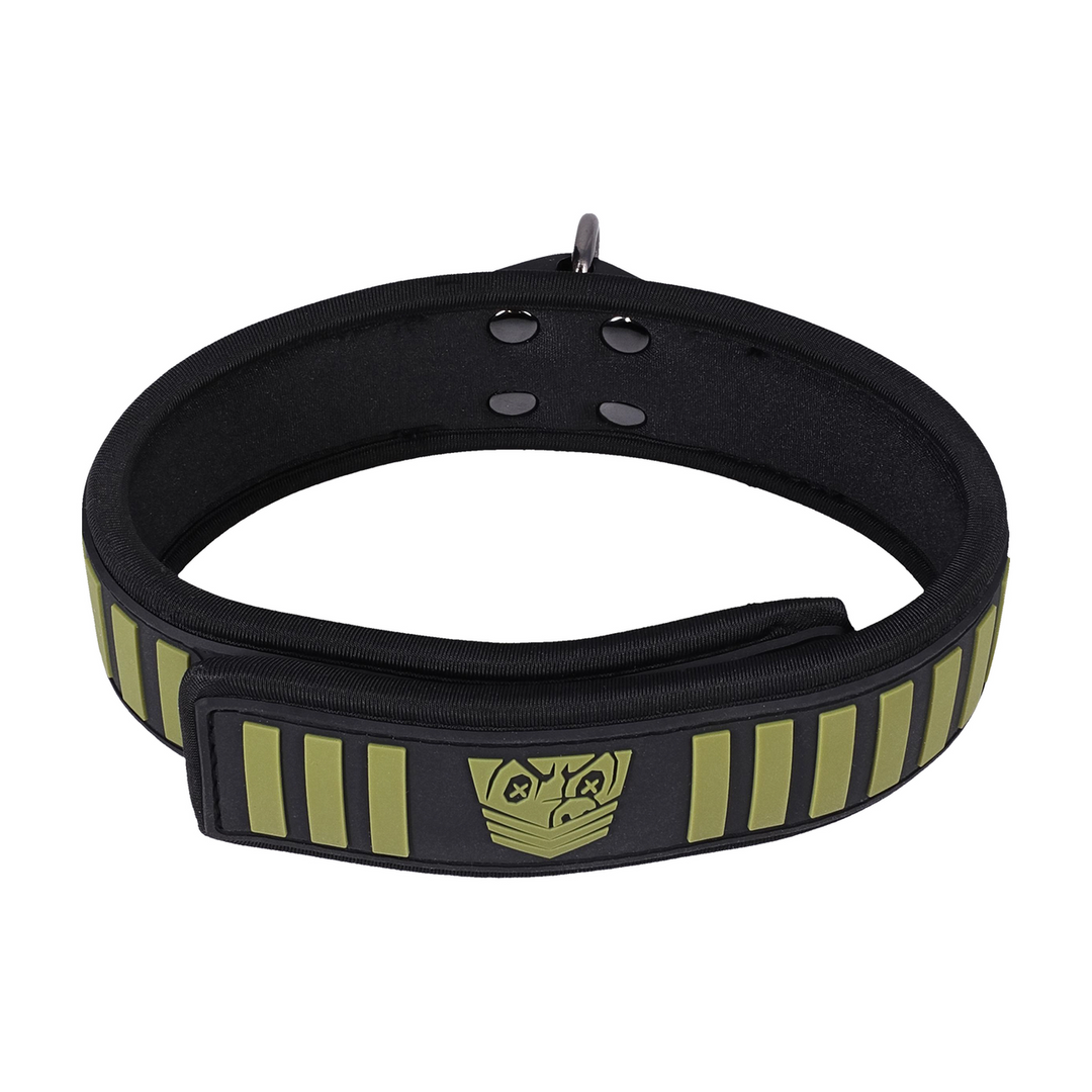 Tactical Collar And Leash Black/green