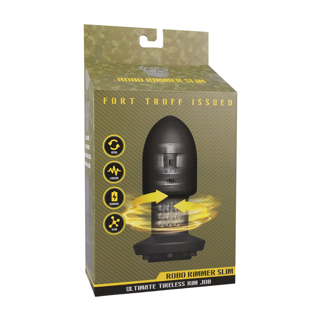 Robo Rimmer Slim With Wireless Remote Black