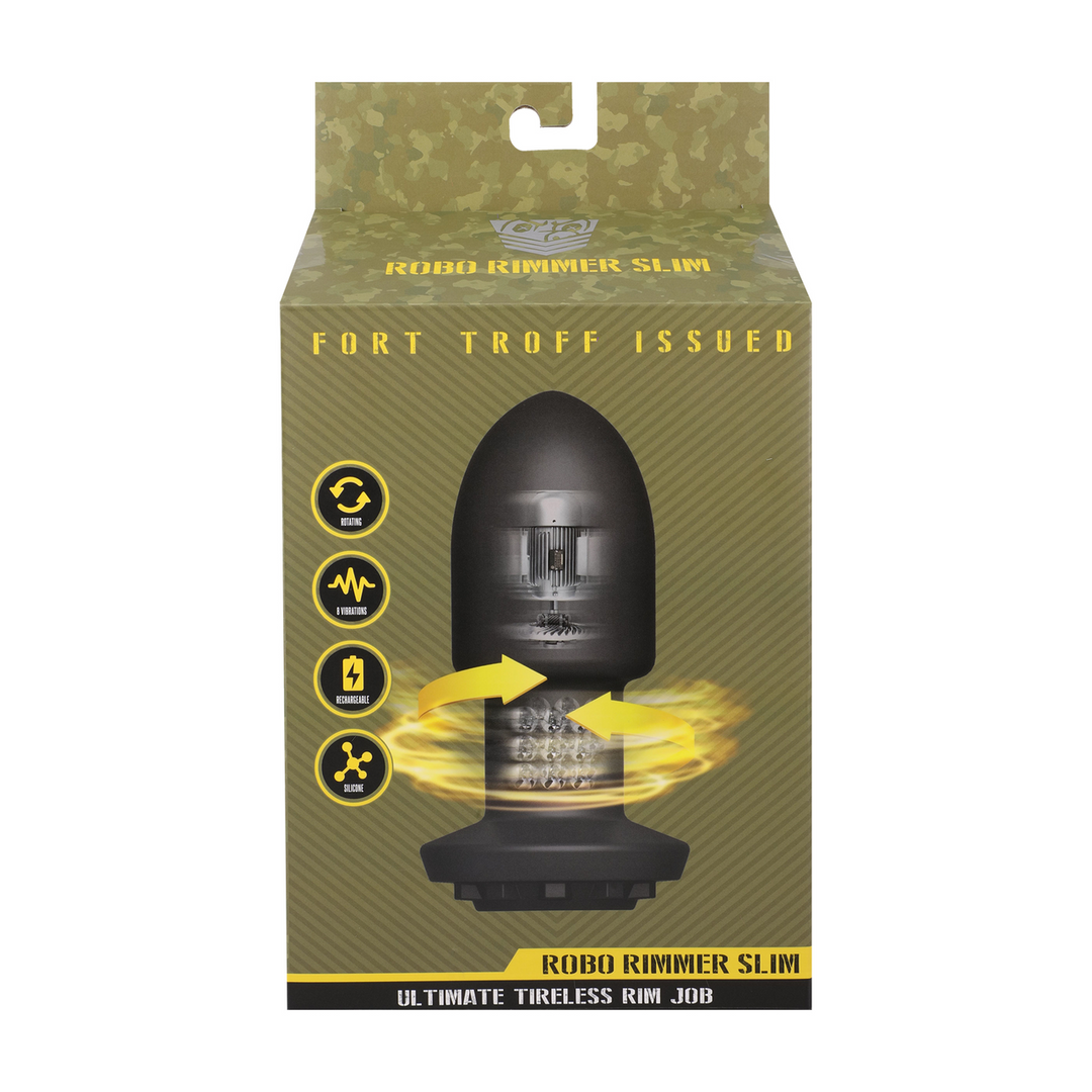 Robo Rimmer Slim With Wireless Remote Black