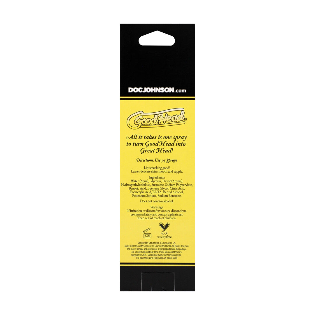 Juicy Head Cocktails Dry Mouth Spray Lemon Drop 2 Fl Oz / 59 Ml