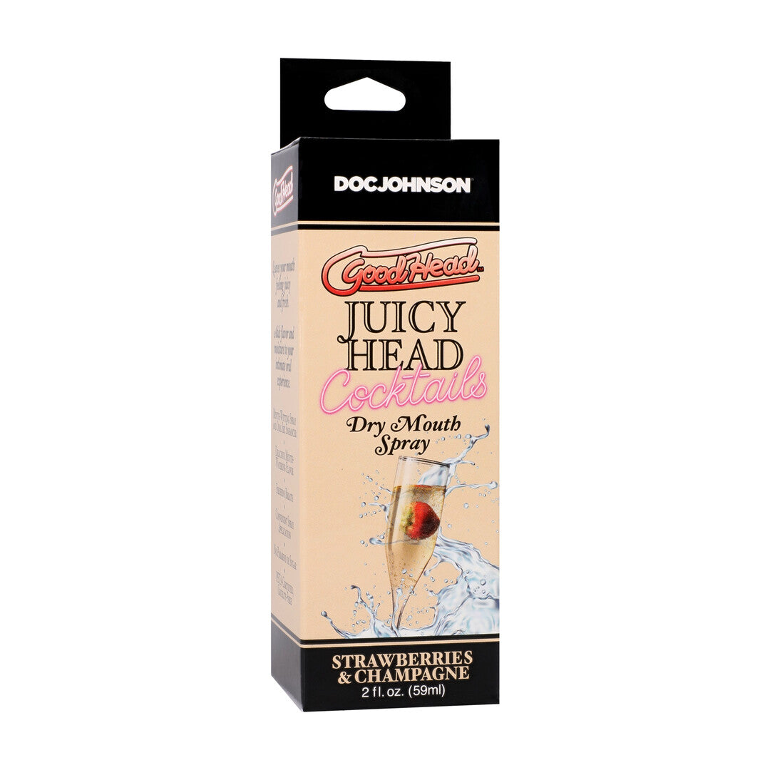 Juicy Head Cocktails Dry Mouth Spray Strawberries And Champagne 2 Fl Oz / 59 Ml