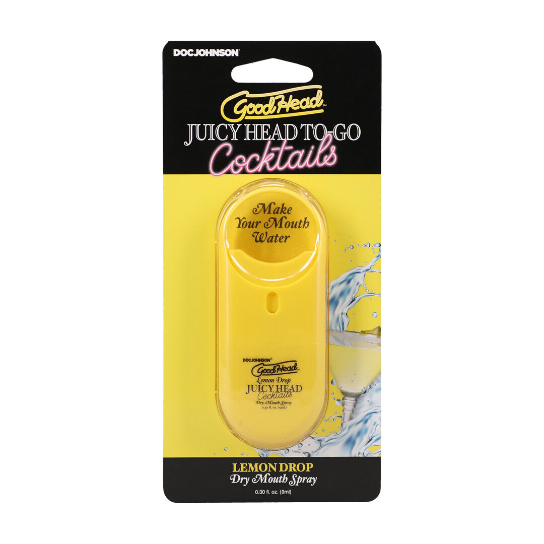 Juicy Head Cocktails Dry Mouth Spray To Go Lemon Drop 0.3 Fl Oz / 9 Ml