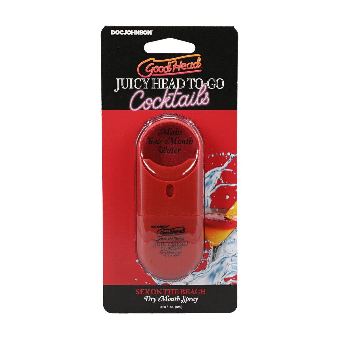 Juicy Head Cocktails Dry Mouth Spray To Go Sex On The Beach 0.3 Fl Oz / 9 Ml