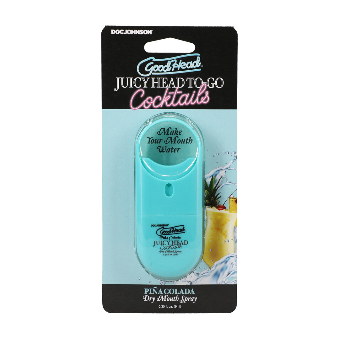 Juicy Head Cocktails Dry Mouth Spray To Go Pina Colada 0.3 Fl Oz / 9 Ml