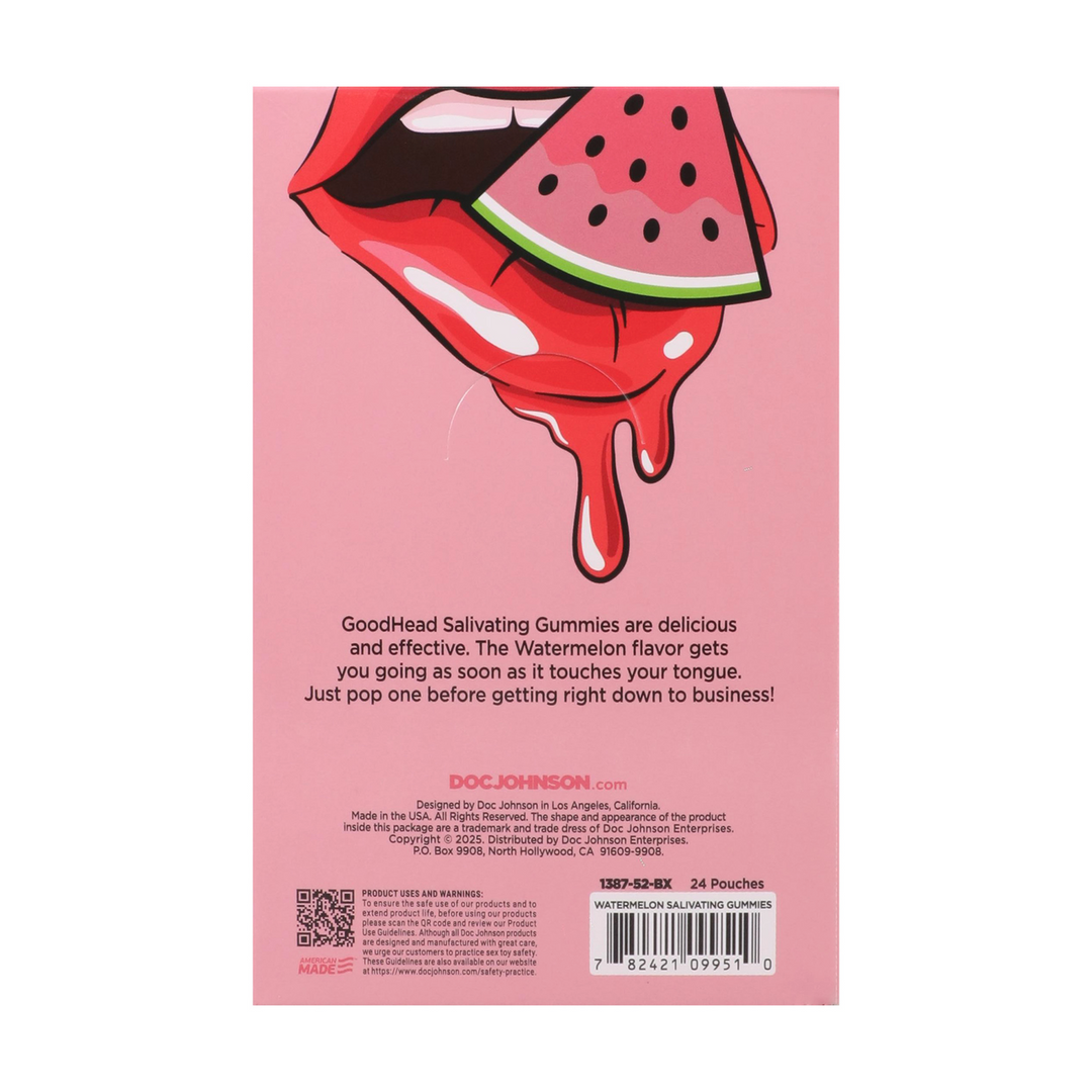 Salivating Gummies 24 Ct Display 12 Gr Watermelon