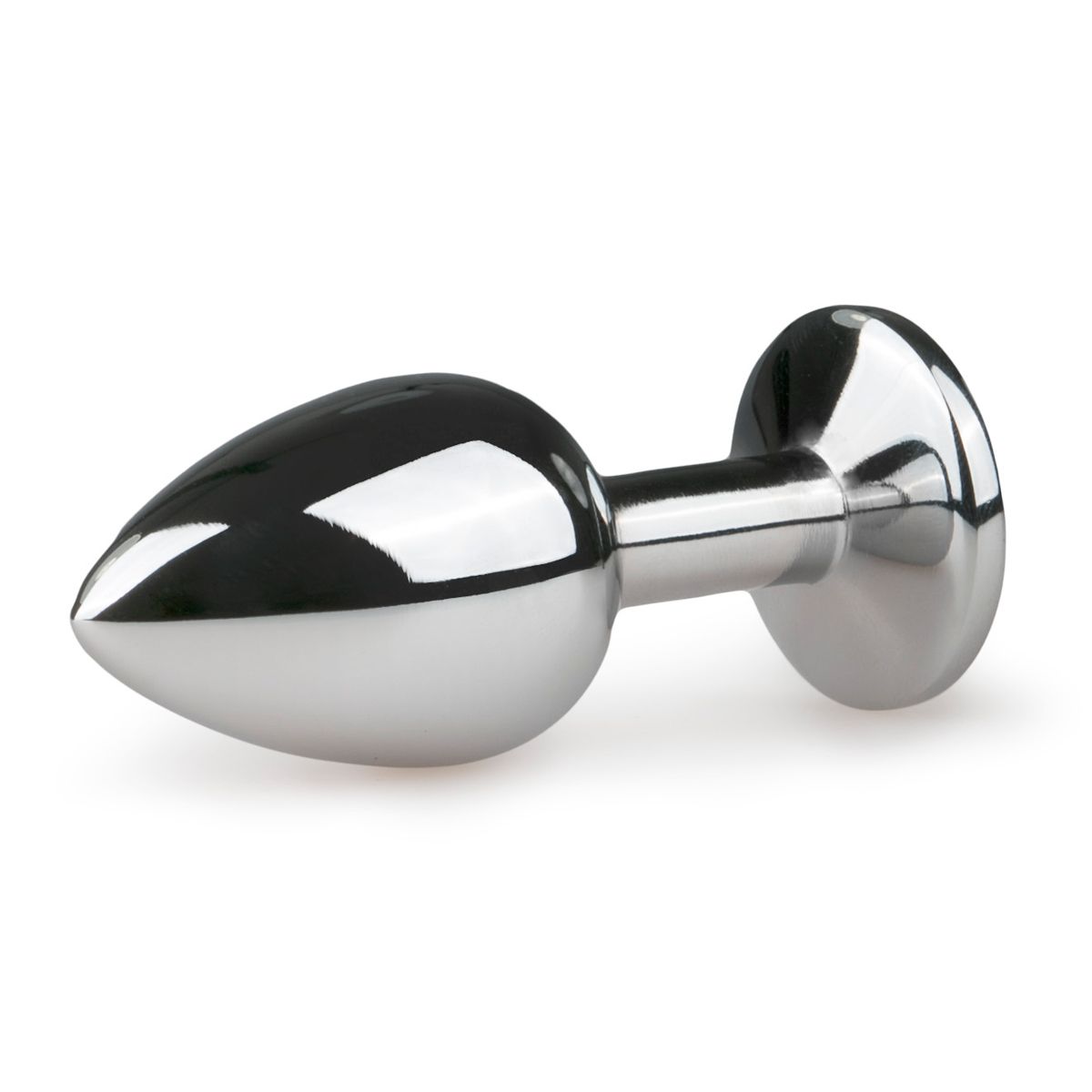 Easytoys Metalen Buttplug Met Zilveren Diamant S