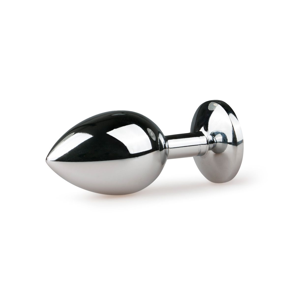 Easytoys Metalen Buttplug Zilver/roze M