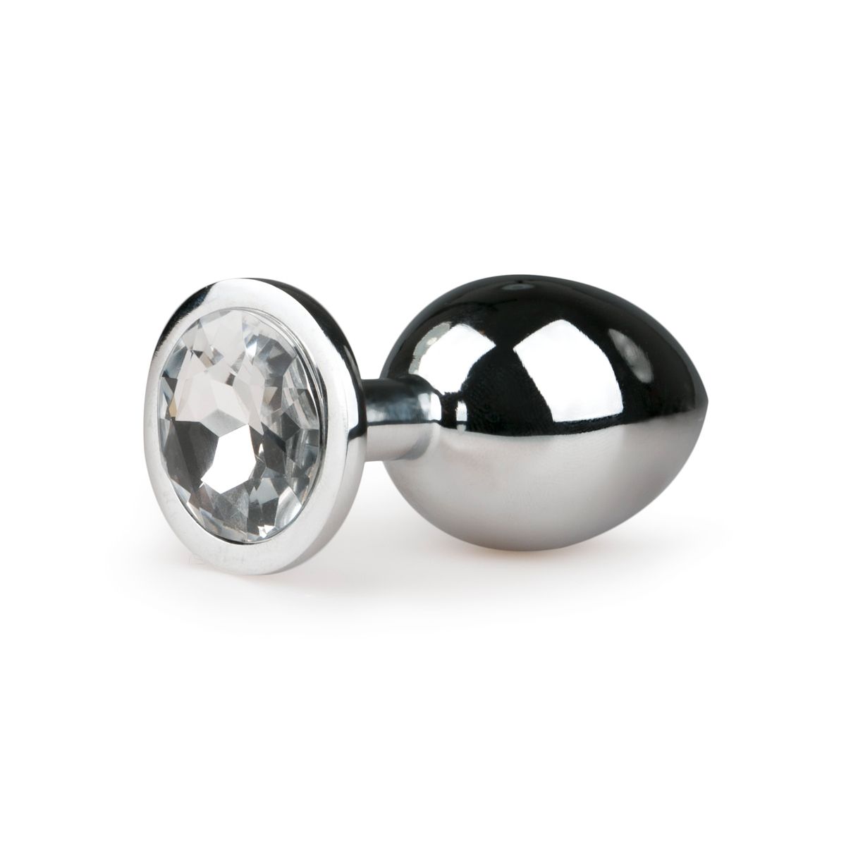 Easytoys Metalen Buttplug Met Zilveren Diamant M
