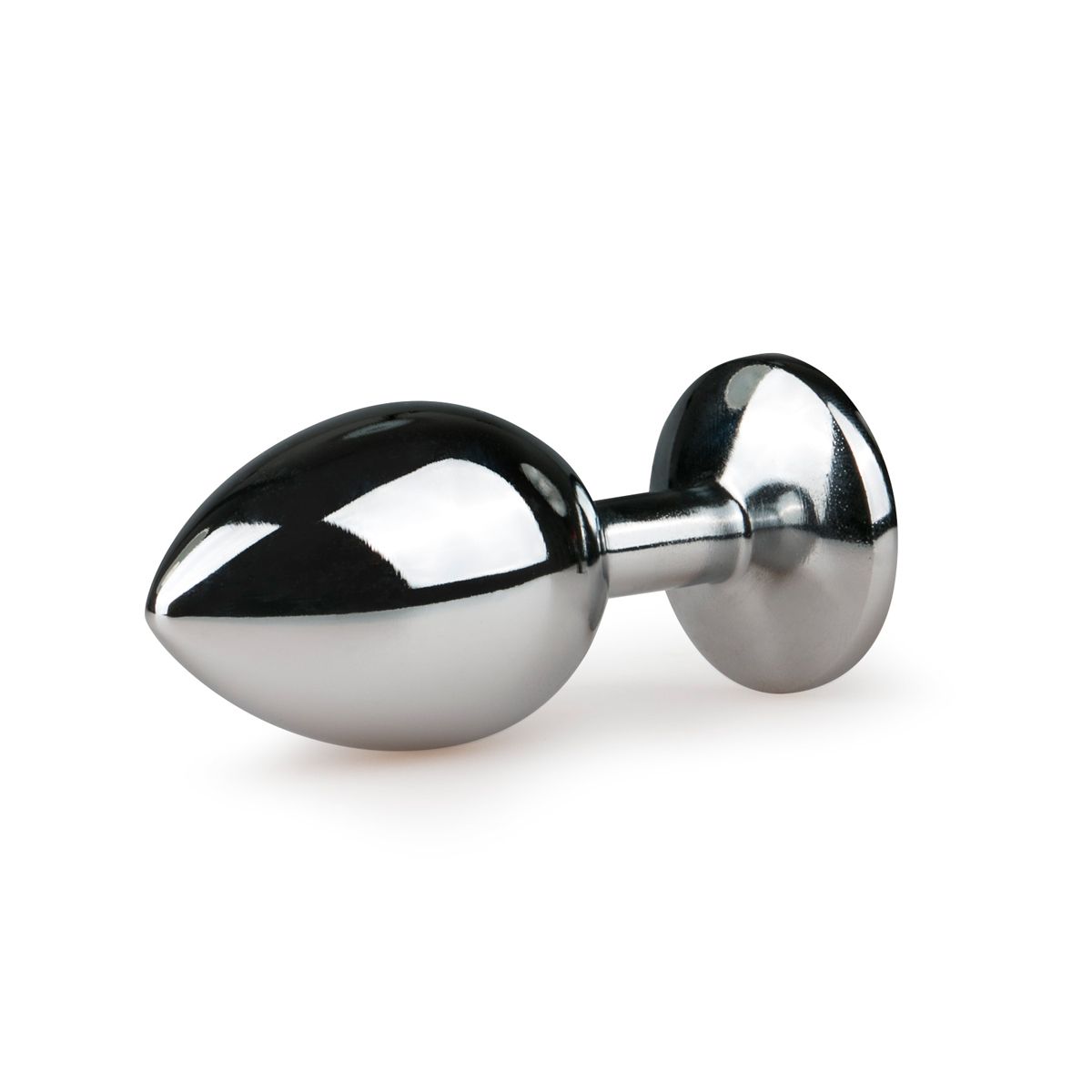 Easytoys Metalen Buttplug Met Zilveren Diamant M