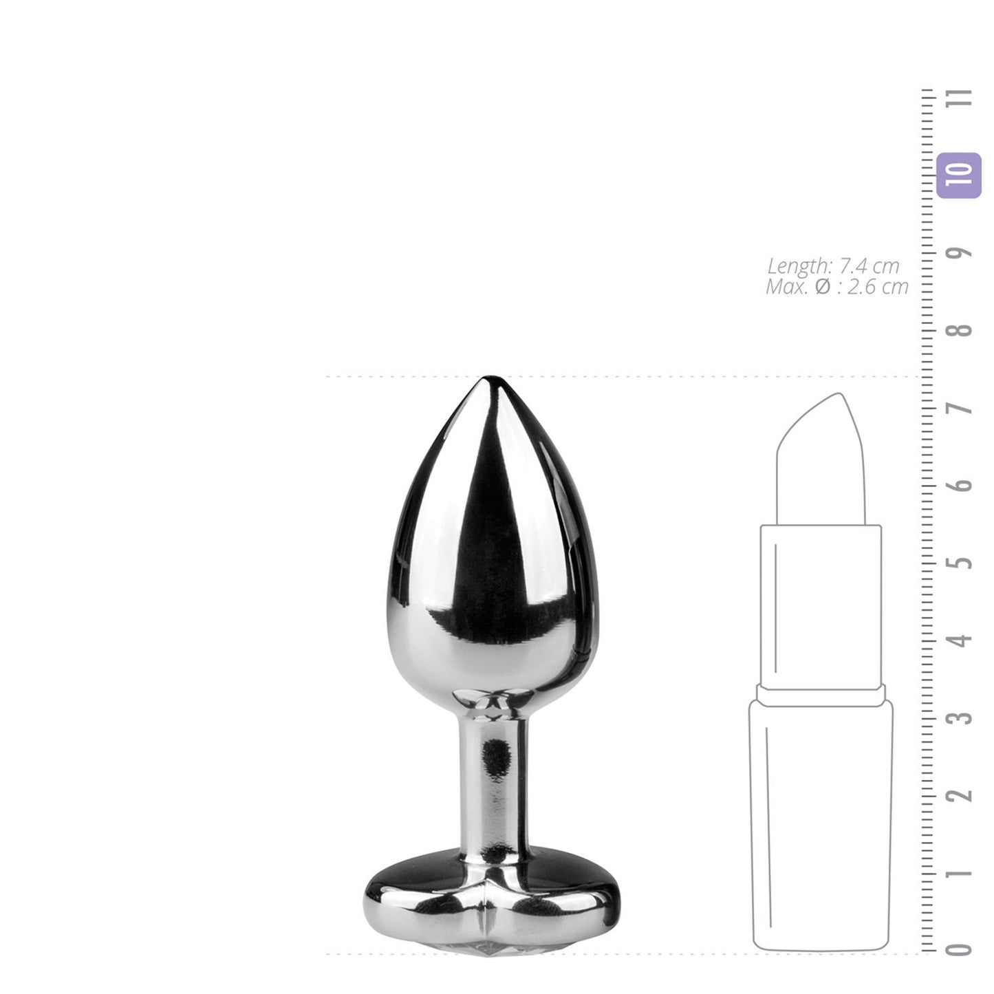 Easytoys Metalen Buttplug 2