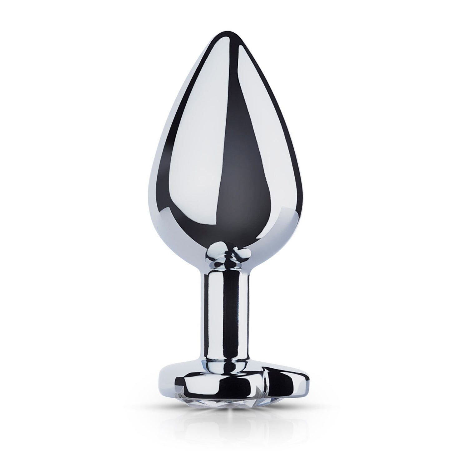 Easytoys Metalen Buttplug Met Hartje Zilverkleurig