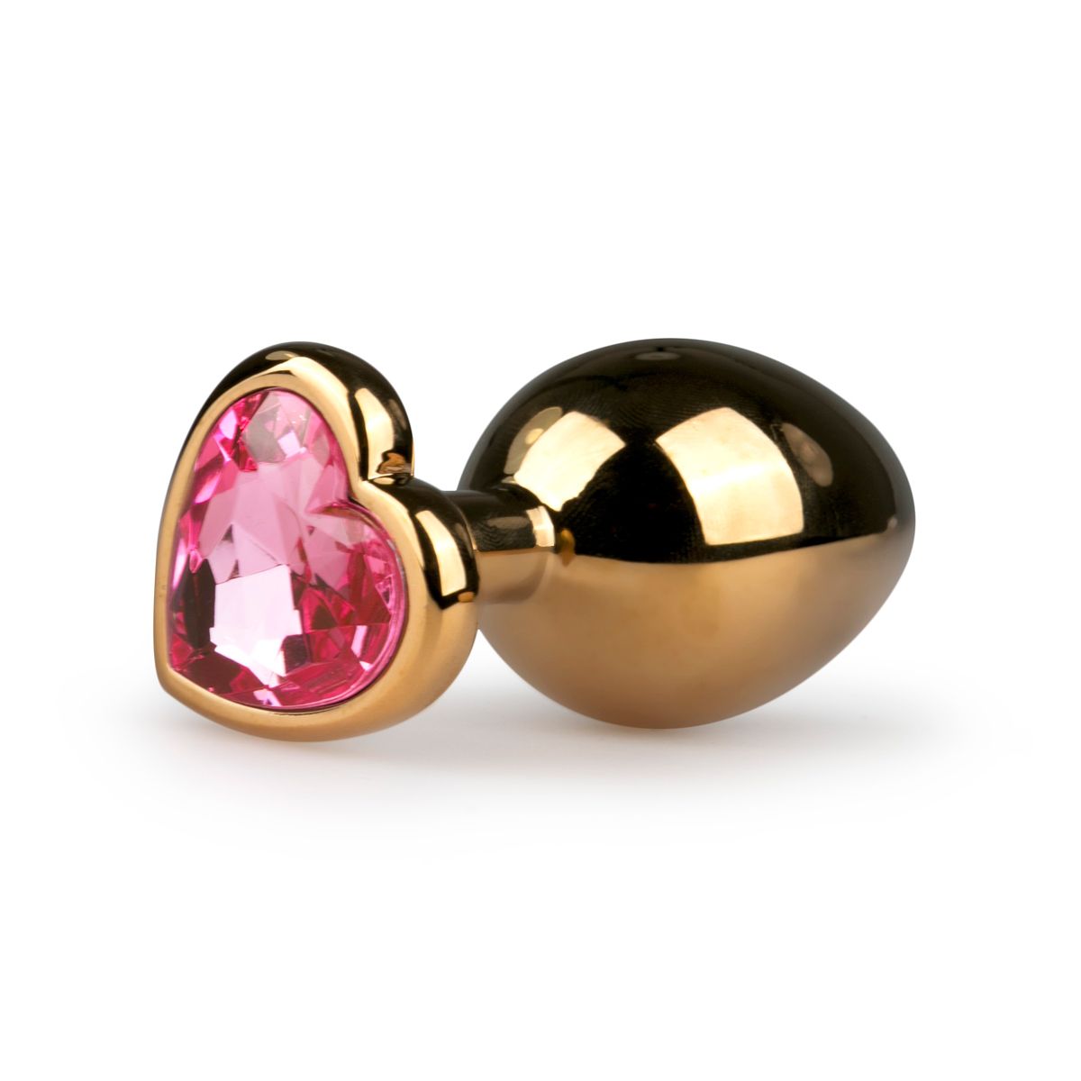 Easytoys Metalen Buttplug Met Hartje Goudkleurig