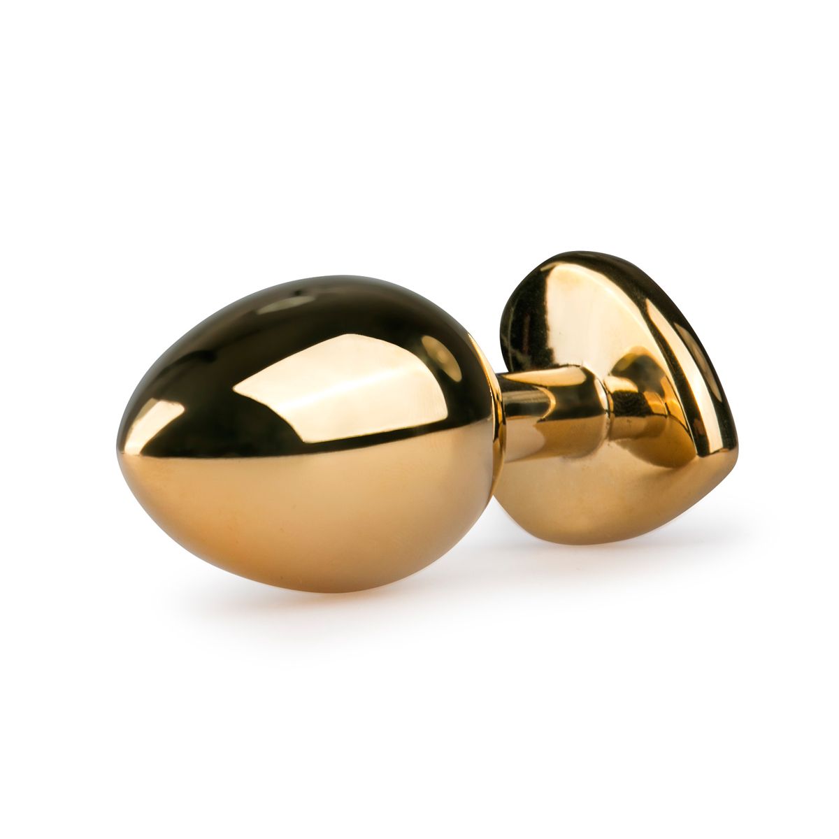 Easytoys Metalen Buttplug Met Hartje Goudkleurig