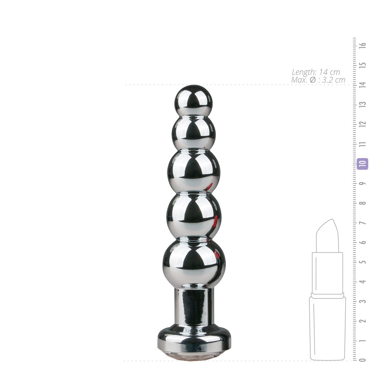 Easytoys Metalen Buttplug 1