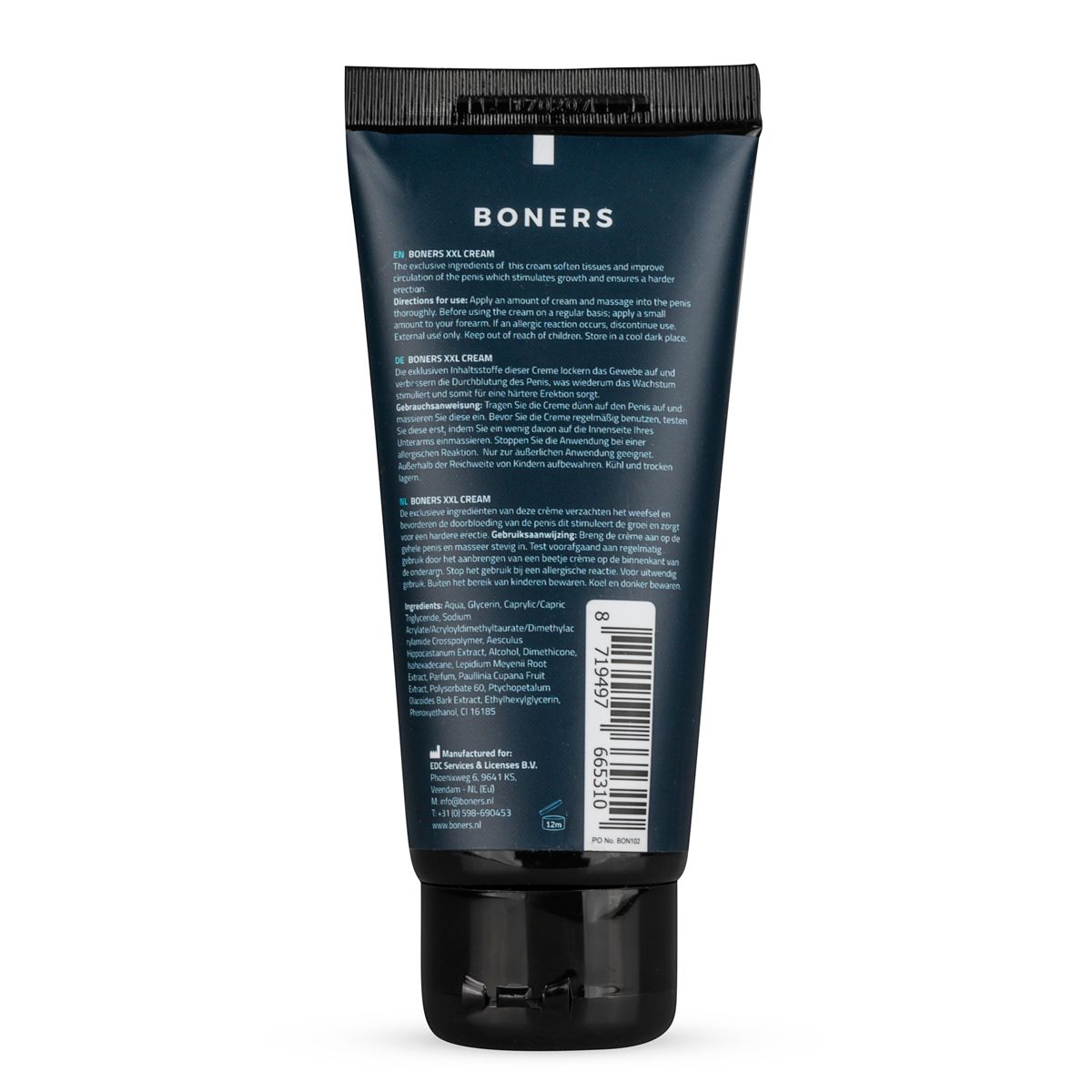 Boners Penis Xxl Crème 100 Ml