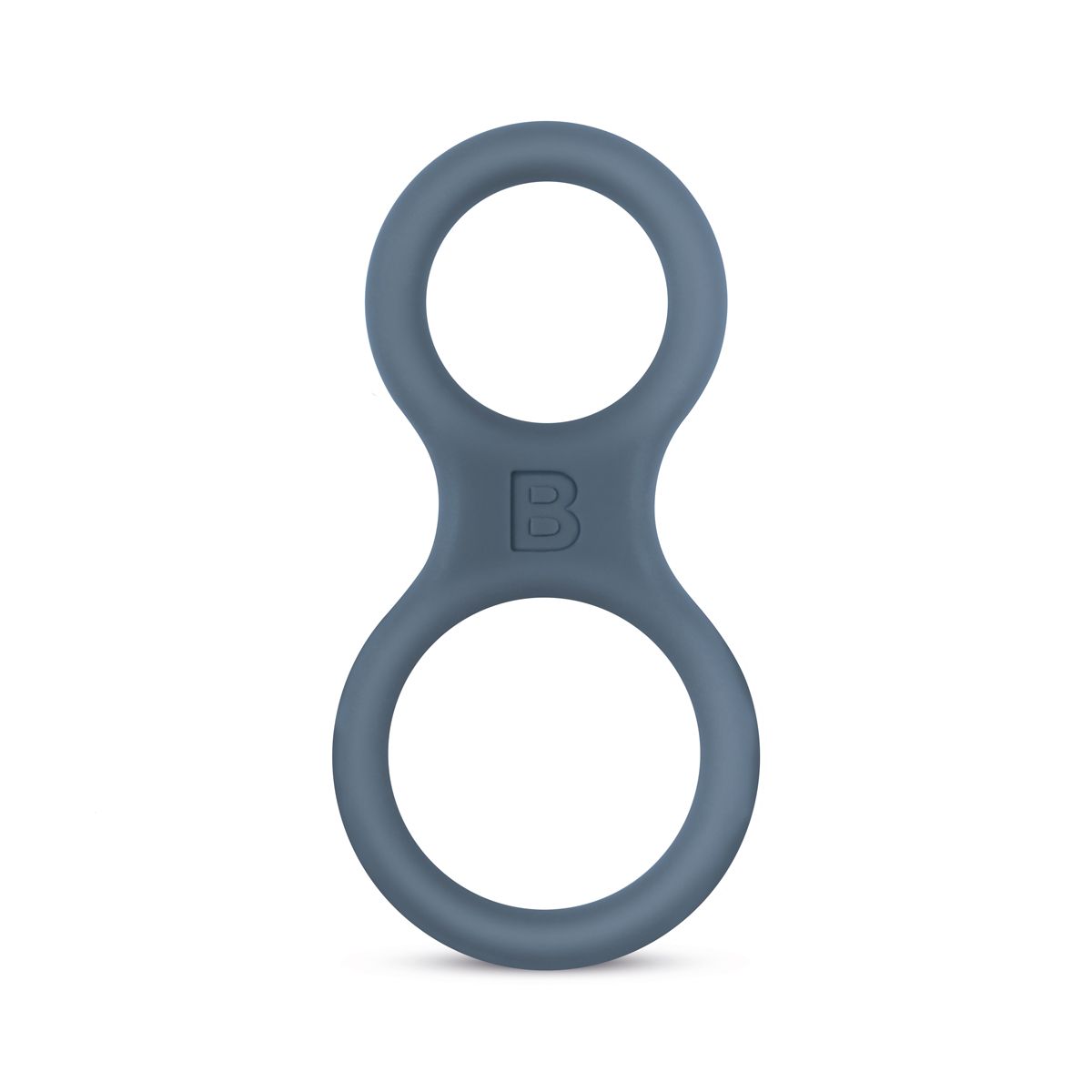 Boners Siliconen Cockring En Ballstretcher Grijs