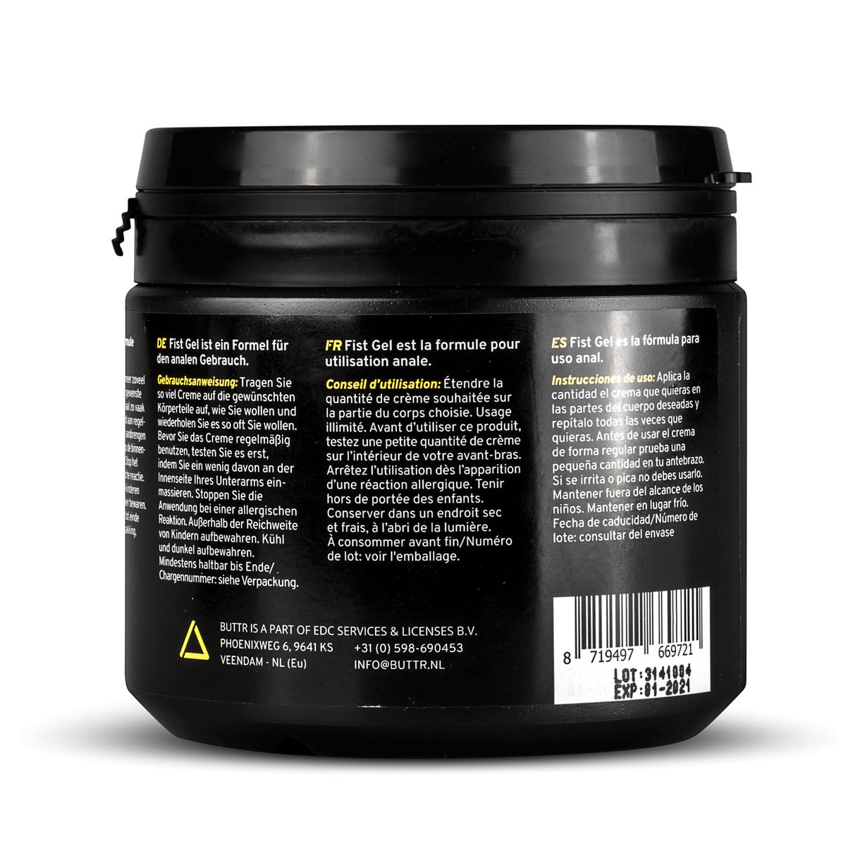 Buttr Fist Gel 500 ml